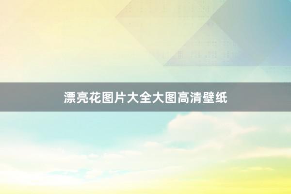漂亮花图片大全大图高清壁纸